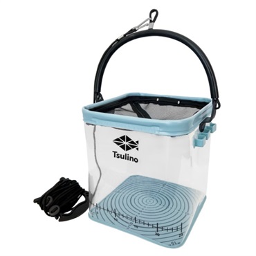 【5周年記念限定カラー】シースルーメモリーバケツ(スモーキーブルー-24㎝)